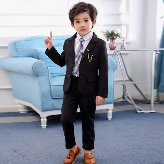 Manufacturer Mtm Made to Measure Boys Groom Tuxedo Pant Casual Formal Blazer Suits Custom Suits Wedding Kids Boy Suits 